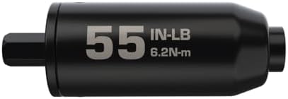 Fat Stix Individual Limiter 10-65 Inch-Pounds with Preset Torque, Accurately Tightens, Reversible, Compatible with Wheeler Fat Stix T-Handle Driver, for Gunsmithing, Reloading, and Torque Adjustment