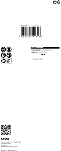 Bosch Professional 10x Expert C470 Sandpaper (for Hardwood, Paint on Wood, 93x230 mm, Grit 40, Accessories Orbital Sander)