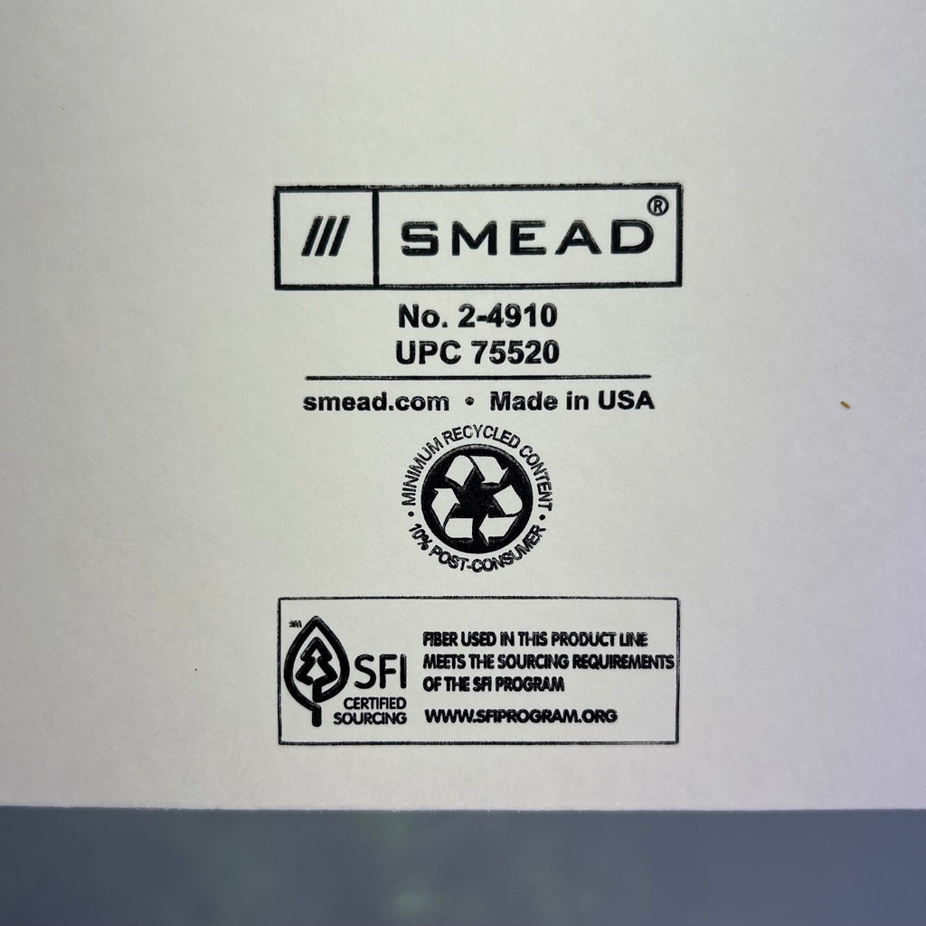 SMEAD (50 PACK) File Jackets Straight Cut Tab 2-Ply 1" Expansion Manila 75520