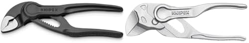 KNIPEX Tools Cobra XS Water Pump Pliers(87 00 100), 4-Inch and Pliers Wrench XS
