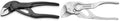 KNIPEX Tools Cobra XS Water Pump Pliers(87 00 100), 4-Inch and Pliers Wrench XS