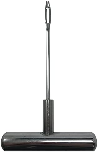Stainless Steel T-Handle - Pro Heavy Duty Repair Tool Perfect for Tire Plug Kits for Car Truck Motorcycle Bycles - Replaceable Split Eye Needle - Made with All-Americal Materials