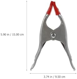10pcs Thickened A-shaped Iron Woodworking Clamps Spring Carpentry Clips for Woodwork and Stone Fixing, 6-inch Heavy Duty Handheld Workholding Devices