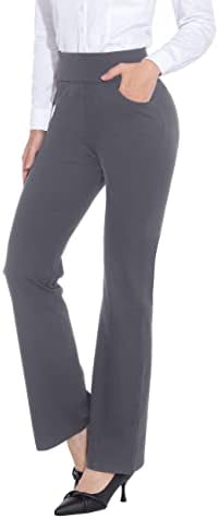 ZTN Womens Stretchy Dress Pants High Waist Work Casual