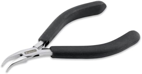 Beadalon Designer Series Slim Pliers - Bent Chain Nose, Black