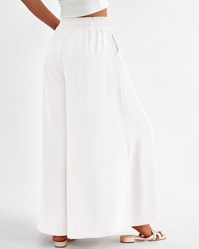 BTFBM Wide Leg Flowy Palazzo Pants for Women