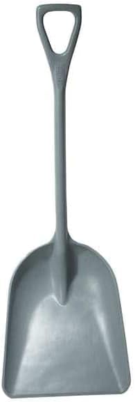 Remco 6982RG Grey Polypropylene Industrial Hygienic Shovel, 26" Blade