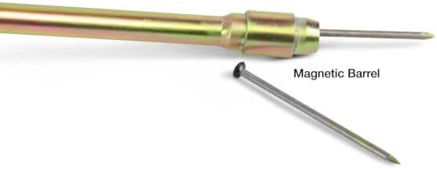 Big Foot 36" Magnetic Tip Pea Shooter Nail Driver - Ergonomic Carpentry Tool for Overhead, Sideways, and Hard-to-Reach Nailing; Ideal for Custom & Production Framing