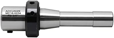 Accusize Industrial Tools Annular Cutter Arbor, R8 to 3/4'' Weldon Shank with Coolant System for Drill Use Annular Cutter on on Bridgeport Milling Machine, Mc18-0034