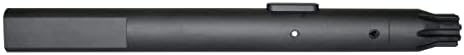 Action Rod with One-Piece Aluminum Construction and Steel Contact Design and Locking Mechanism for Standard Smithing and Assembly (Black)