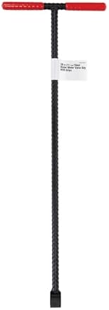 HOMESTEAD 28" Water Meter Key - Steel T Handle, Water Key Shut Off Tool with U-shaped Head