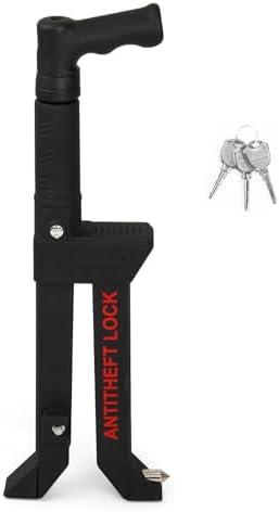Kernel Brake Pedal Lock, Anti Theft Car Device, Patented Automotive Anti-Theft System, Clutch Pedal Deadbolt Lock for Cars, SUV's, Van Security with 3 Keys