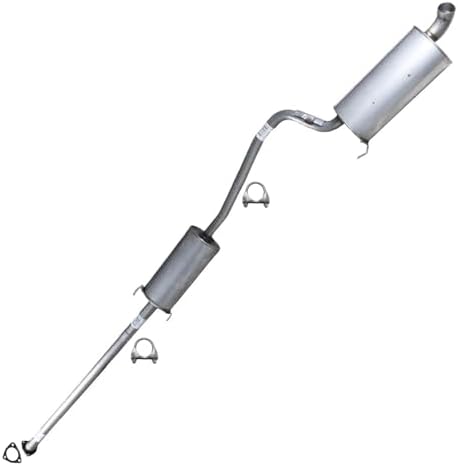 Northeastern Exhaust | Stainless Steel Intermediate Pipe, Center Muffler, Rear Muffler Assembly Compatible for 2006-2008 Honda Ridgeline 3.5L | Free Gasket and Clamps Included