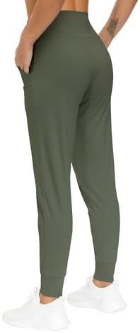 THE GYM PEOPLE Women's Workout Joggers Pants Lightweight Lounge Leggings