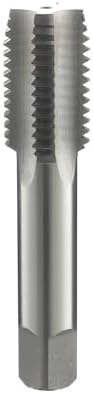1 1/8-7 Left Hand Straight Flute Thread Tap Machine Tap HSS (High Speed Steel) Threading Tapping Repair Tools DRINYOUNG (1 1/8-7 Left)