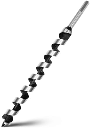 0.98 x 13.8 Auger Drill Bit for Wood,25x350mm Hex Shank Auger Bit