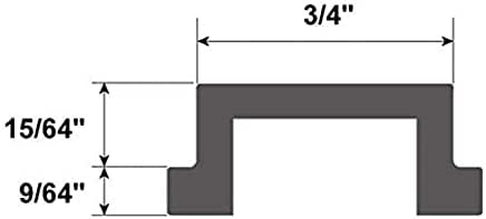 POWERTEC 71567 Miter T-Bar, 32-Inch (Pack of 2)