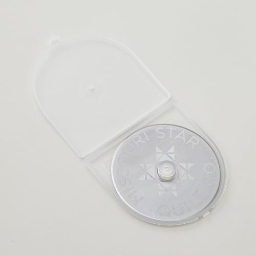 Missouri Star Universal Rotary Cutter Blades 60mm, 2 Pack | Super Sharp Replacement Blades, Fits All Rotary Cutter Handles | Fabric Trimmer Refill for Quilting and Sewing Projects