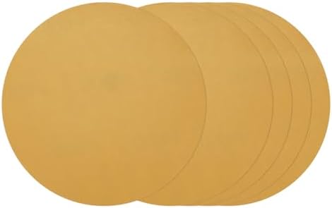 25Pcs Sanding Discs 5In 600Grit Hook and Loop Sandpapers Yellow