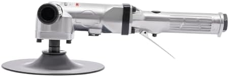 7in Air Pneumatic Sander, 4500rpm Pneumatic Polisher with Press-Type Design, M16 Spindle Aluminum Lightweight Air Sander for Stones, Tiles, Marble, Car