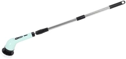 Electric Spin Scrubber, 9 Brush Heads Adjustable Handle
