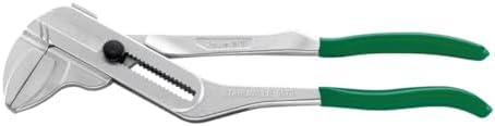 Stahlwille 65735250 PowerGrip Pliers Wrench, Box Joint, Fast Adjustment, Length 253mm, Max Jaw Opening 46mm, Chrome Plated Head, Dip-Coated Handle with Sure-Grip Surface, Made in Germany