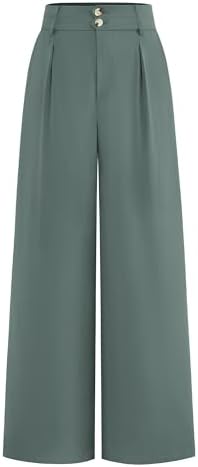 BTFBM Wide Leg Dress Pants Women Business Casual Outfits