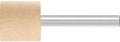 PFERD 36285 Poliflex Leather Bond Fine Grinding Point, Aluminum Oxide, Shape W204, 3/4" Diameter x 3/4" Length, 1/4" Shank, 36510 RPM, 120 Grit (Pack of 10)