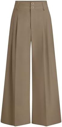 PRETTYGARDEN Women's High Waisted Wide Leg Dress Pants