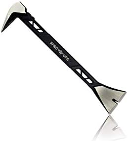 Spec Ops Tools Nail Puller Cats Paw Pry Bar for Prying, Demolition & Nail Pulling, High-Carbon Steel, 11 Inch Molding Bar