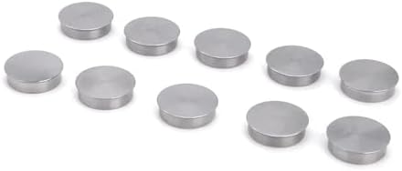 HONGDUI 10PCs Bench Top Protector for 20mm Dog Hole- MFT System Dog Hole Cover for Woodworking Workbenches (Aluminum)