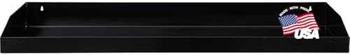 Buyers Products Interior Storage 18X16X96 Inch Black Steel Topsider Truck Box Toolbox Tray, 77 X 13.75 X 2.25/4