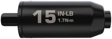 Fat Stix Individual Limiter 10-65 Inch-Pounds with Preset Torque, Accurately Tightens, Reversible, Compatible with Wheeler Fat Stix T-Handle Driver, for Gunsmithing, Reloading, and Torque Adjustment