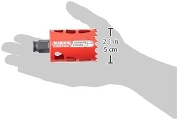 Diablo Carbide Teeth Hole Saw for Wood and Metal - Fits with Snap-Lock Plus Mandrel System, Tool-Free Plug Ejection - 1-7/8" Diameter, 2-3/8" Length - DHS1875CT