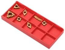 14 Pcs Turning Inserts for 3/8'' 10mm Turning Grooving Threading Boring Carbide Inserts Carbide Turning Tool