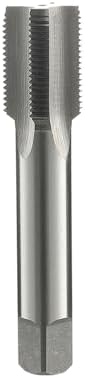1"-10 Left Hand Straight Flute Thread Tap Machine Tap HSS (High Speed Steel) Threading Tapping Repair Tools DRINYOUNG (1"-10 Left)