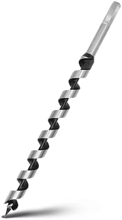 11/16" x 11.8" Auger Drill Bit for Wood, 18x300mm Hex Shank Auger Bit