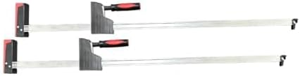2-Pack 40'' Parallel Clamps - Precision Squareness for Flawless Projects | Woodworking Tools I 90° Parallel Clamp Cabinet Master, Steel Jaw Bar Clamp I 1500 lbs load Limited