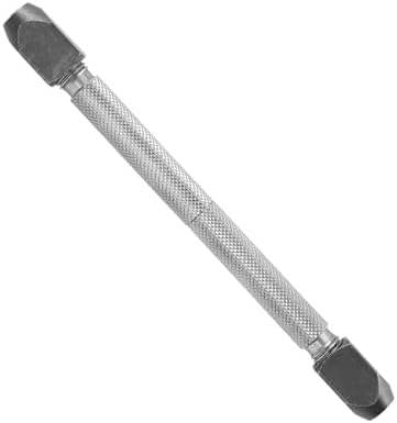 Steel Pin Vise Hand Drill with Twisted Drill Bit, Ergonomic Slip-Resistant Handle, Watch Repair Tool for Watchmakers