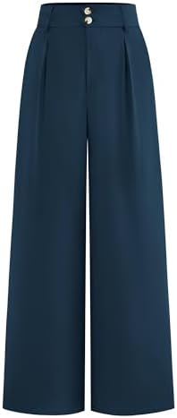 BTFBM Wide Leg Dress Pants Women Business Casual Outfits