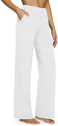G4Free Yoga Pants for Women Wide Leg Pants with Pockets High Waisted