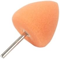 Maxshine 10 Pieces MN01 Mini Polisher and Accessories - 3x3cm (1.18”x1.18”) Orange Polishing Pads, Precision Buffing & Polishing for Tight Spaces, Ideal for Professional Car Detailing