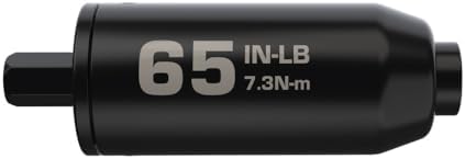 Fat Stix Individual Limiter 10-65 Inch-Pounds with Preset Torque, Accurately Tightens, Reversible, Compatible with Wheeler Fat Stix T-Handle Driver, for Gunsmithing, Reloading, and Torque Adjustment