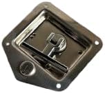 Tool Box Cabinet Latch Stainless Steel Three Point Folding T Handle Locking with (2) Connecting Rods 5/16 x 34L. Mounts to Flat Panel Surface. Installation Expertise is Required!