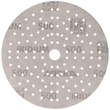 Mirka Sandpaper Iridium 6-Inch Hook and Loop Disc Grit 500 50 pcs