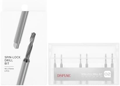 DSPIAE Handpin Vice Mobius (XDB-S02 Flat Shank Drill Set (0.06, 0.06, 0.07, 0.7, 0.07, 0.08, 0.08, 0.08, 0.08 inches (1.5, 1.6, 1.7, 1.9, 2.0 mm))