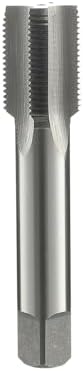 7/8-18 Left Hand Straight Flute Thread Tap Machine Tap HSS (High Speed Steel) Threading Tapping Repair Tools DRINYOUNG (7/8-18 Left)