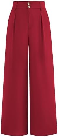BTFBM Wide Leg Dress Pants Women Business Casual Outfits