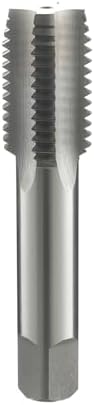 1 1/2-6 Left Hand Straight Flute Thread Tap Machine Tap HSS (High Speed Steel) Threading Tapping Repair Tools DRINYOUNG (1 1/2-6 Left)