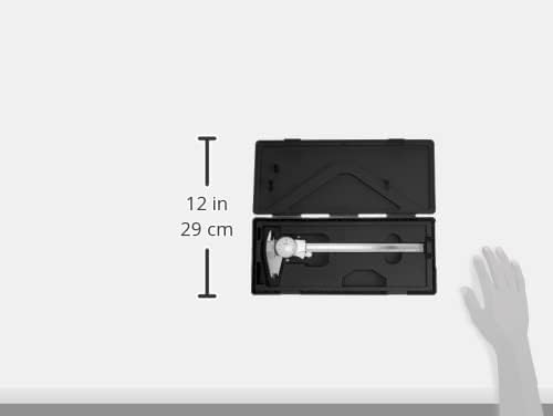 Mitutoyo 505-743J Dial Caliper, 0-8" Range, 0.001" Graduation, 0.1"/Rev, Smooth Dial Movement with Shock Protection, TiN Coated Sliding Surface for Wear Resistance, Lock Screw | 0.001" Graduation